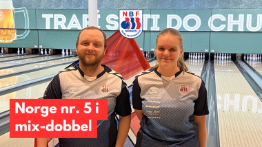 Norge på 5. plass i mix-dobbel under ECC 2024 - thumbnail